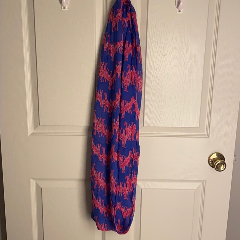 Lilly Pulitzer Giraffe Chevron Infinity Scarf